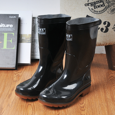 Chaussures - bottes caoutchouc homme pour printemps semelle Ref 973234