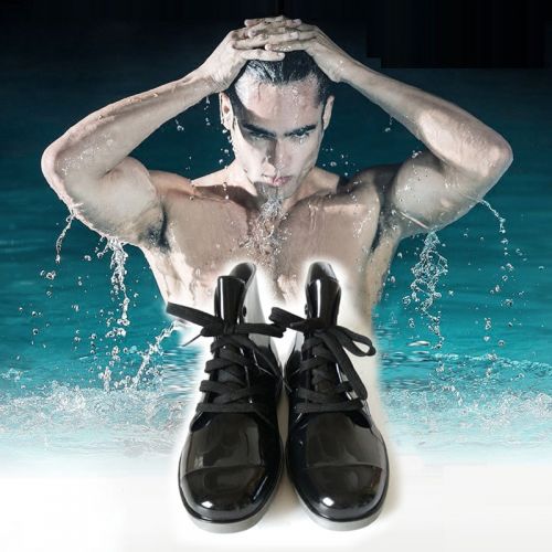 Chaussures - bottes caoutchouc homme pour hiver semelle plastique Ref 973447