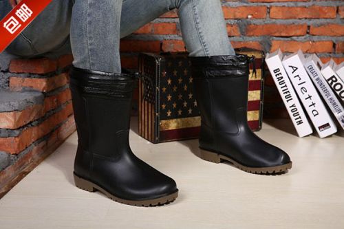 Chaussures - bottes caoutchouc homme pour hiver semelle Ref 973666