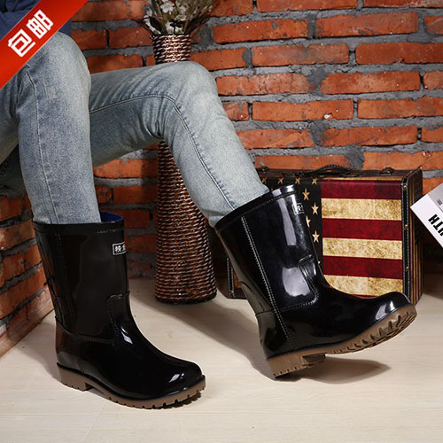 Chaussures - bottes caoutchouc homme pour printemps semelle Ref 973782