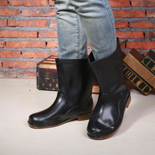 Chaussures - bottes caoutchouc homme pour printemps semelle plastique Ref 973858