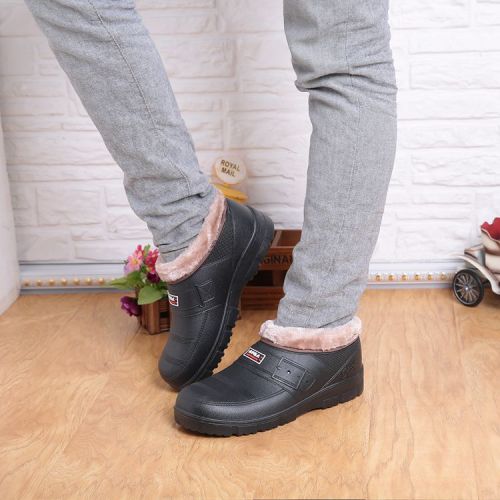 Chaussures - bottes caoutchouc homme pour hiver semelle plastique Ref 973876