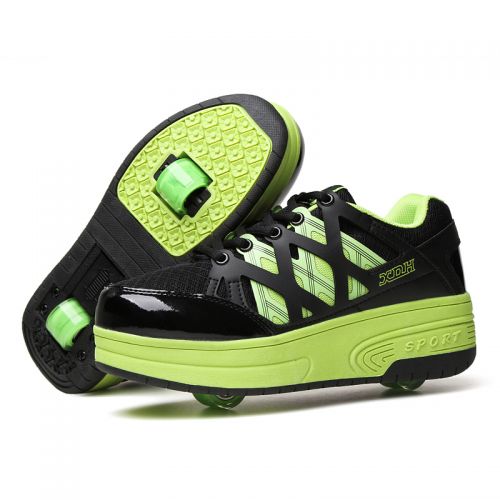 Chaussures à roulettes pour homme femme enfant - Ref 2559787