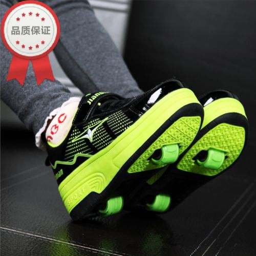 Chaussures à roulettes pour homme femme enfant - Ref 2559860