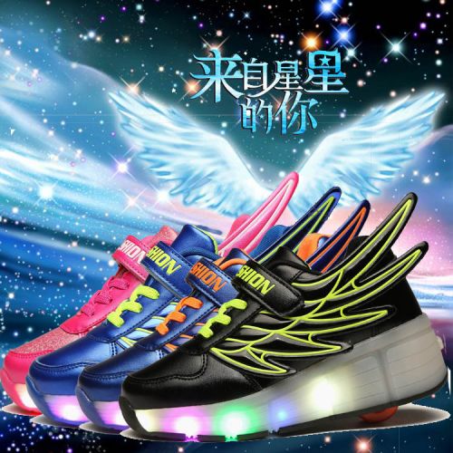 Chaussures à roulettes pour enfant femme homme PHTEER - Ref 2559975