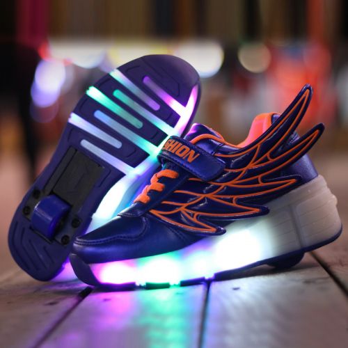 Chaussures à roulettes pour homme femme enfant - Ref 2560434