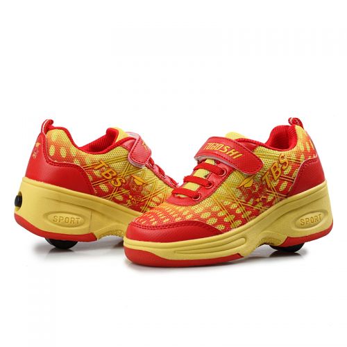 Chaussures à roulettes pour homme femme enfant - Ref 2560992