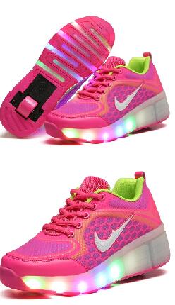 Chaussures à roulettes pour homme femme enfant - Ref 2561091