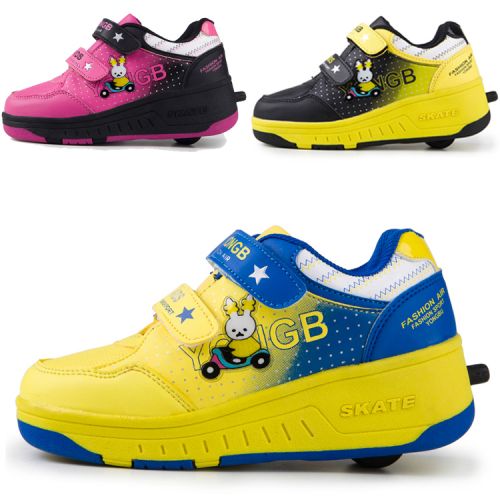 Chaussures à roulettes pour homme femme enfant - Ref 2561116