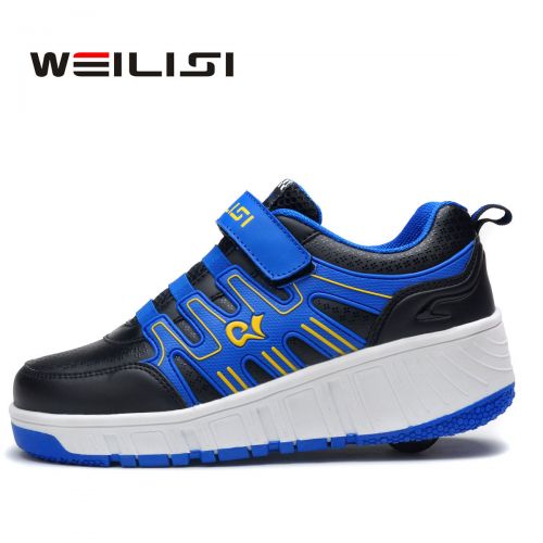 Chaussures à roulettes pour homme femme enfant - Ref 2561316