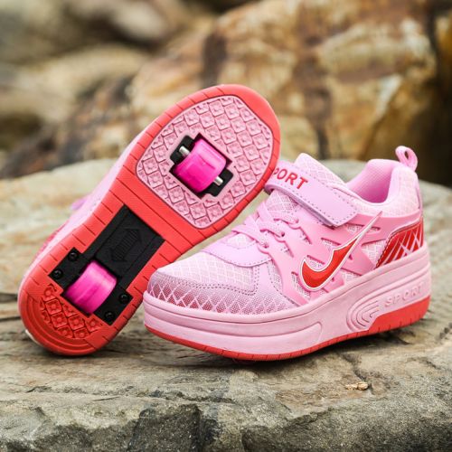 Chaussures à roulettes pour homme femme enfant - Ref 2561368