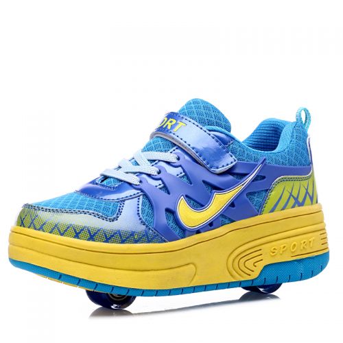 Chaussures à roulettes pour homme femme enfant - Ref 2561534