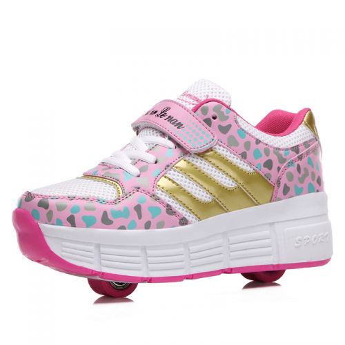 Chaussures à roulettes pour homme femme enfant - Ref 2561541