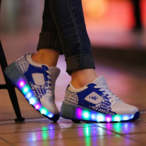 Chaussures à roulettes pour homme femme enfant - Ref 2561626