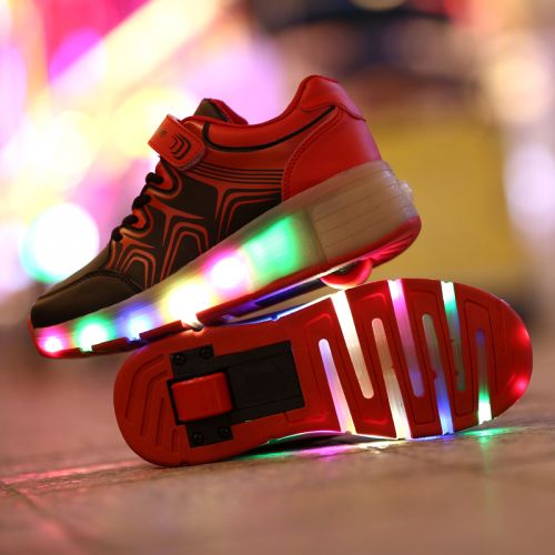 Chaussures à roulettes pour homme femme enfant - Ref 2561855