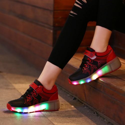 Chaussures à roulettes pour homme femme enfant - Ref 2561917