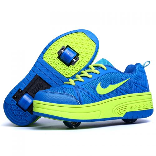 Chaussures à roulettes pour homme femme enfant - Ref 2562175
