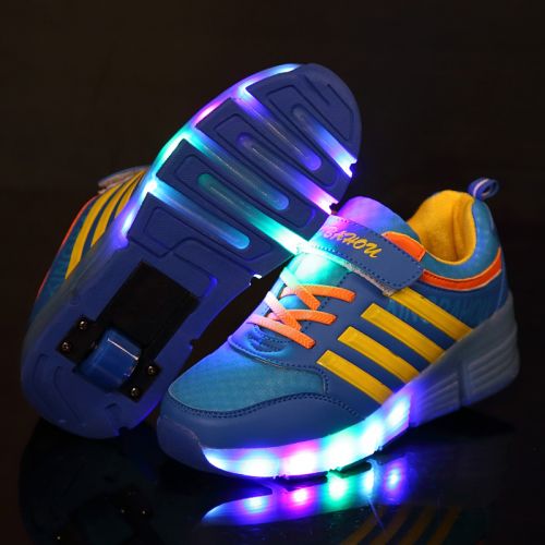 Chaussures à roulettes pour homme femme enfant - Ref 2562355