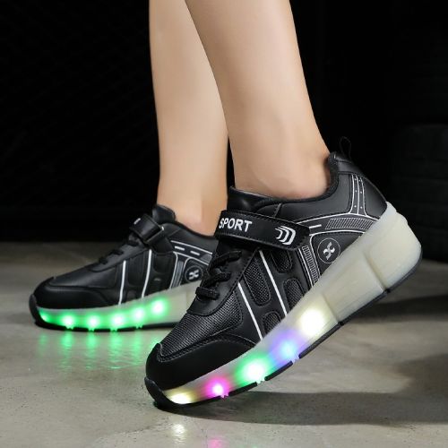Chaussures à roulettes pour homme femme enfant - Ref 2562419