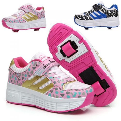 Chaussures à roulettes pour homme femme enfant - Ref 2562588