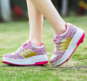 Chaussures à roulettes pour enfant homme femme - Ref 2562708