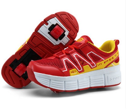 Chaussures à roulettes pour homme femme enfant - Ref 2563114