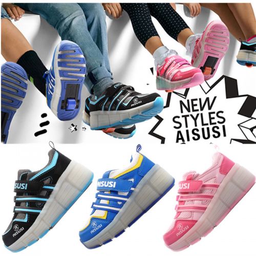 Chaussures à roulettes pour homme femme enfant - Ref 2563378