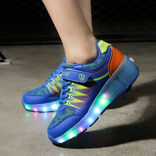 Chaussures à roulettes pour homme femme enfant - Ref 2563576