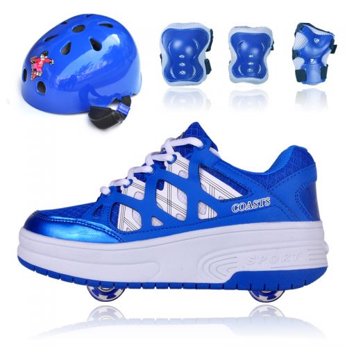 Chaussures à roulettes pour homme femme enfant - Ref 2563578