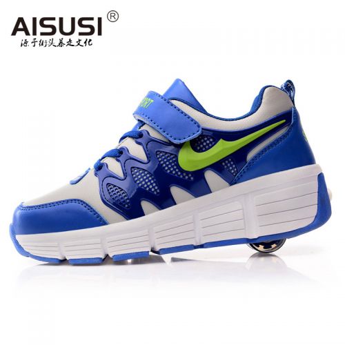 Chaussures à roulettes pour homme femme enfant - Ref 2563595