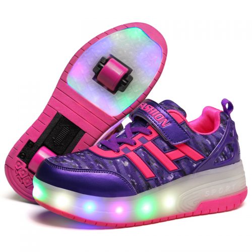 Chaussures à roulettes pour homme femme enfant - Ref 2563603