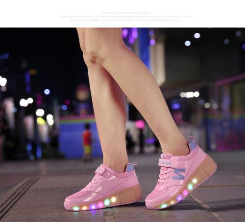 Chaussures à roulettes pour homme femme enfant - Ref 2563606