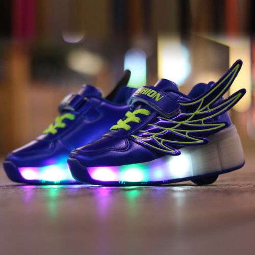 Chaussures à roulettes pour homme femme enfant - Ref 2563673