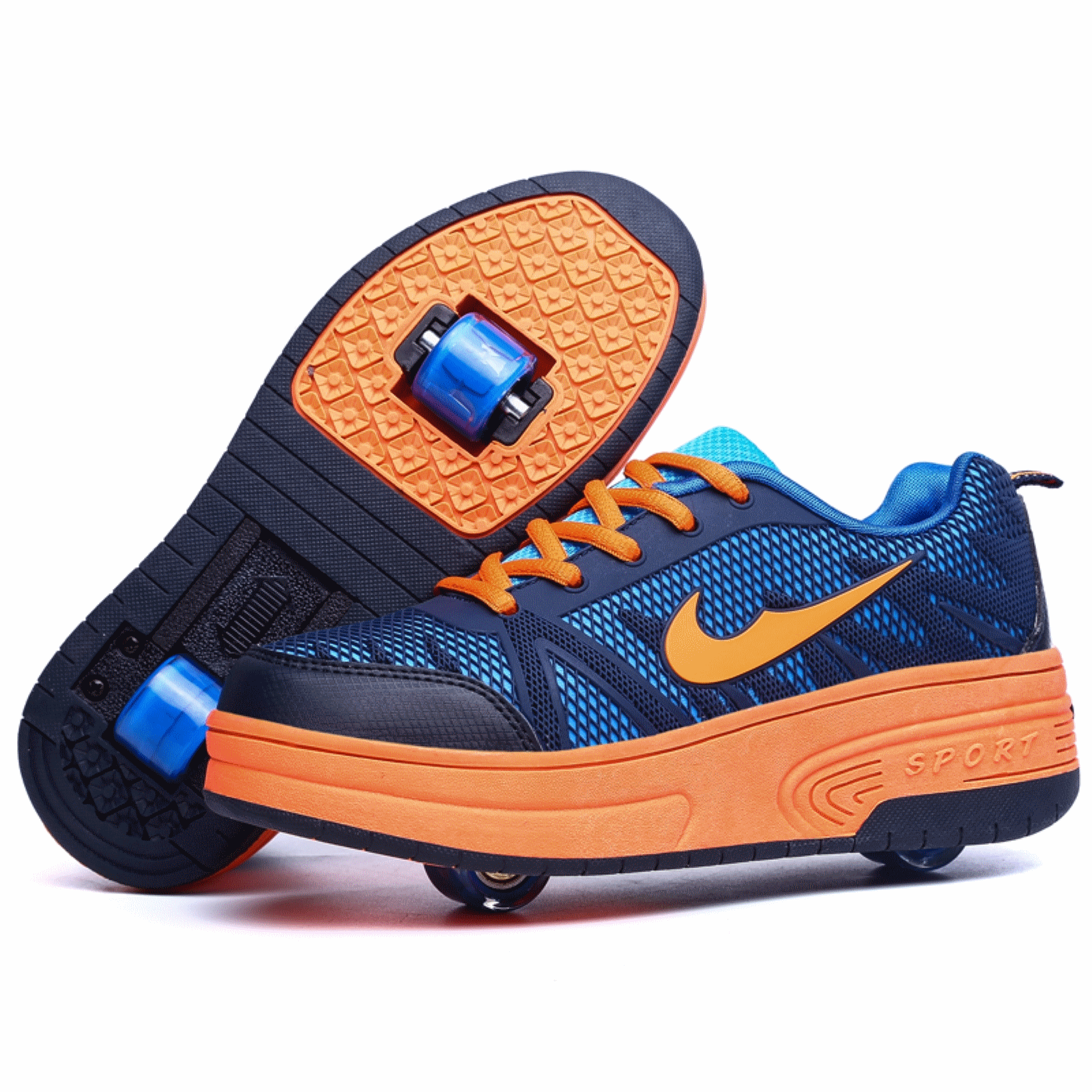 Chaussures à roulettes pour homme femme enfant - Ref 2563725