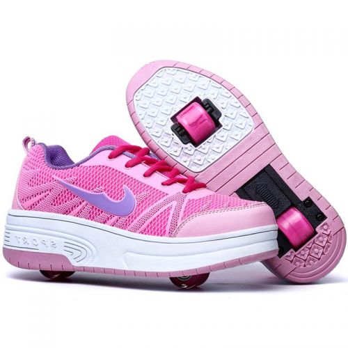 Chaussures à roulettes pour homme femme enfant - Ref 2563800