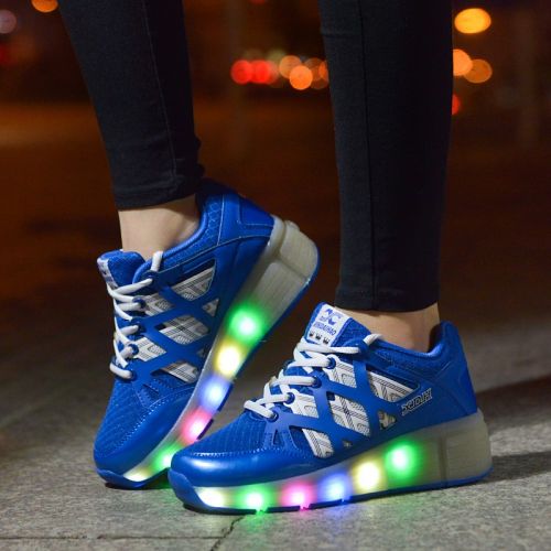 Chaussures à roulettes pour homme femme - Ref 2563828