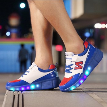 Chaussures à roulettes pour homme femme enfant - Ref 2564006