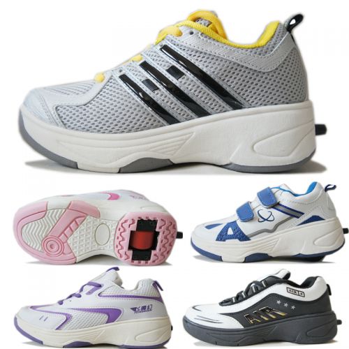 Chaussures à roulettes pour homme femme - Ref 2564067