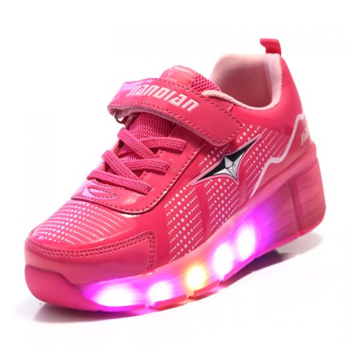 Chaussures à roulettes pour homme femme enfant - Ref 2564074