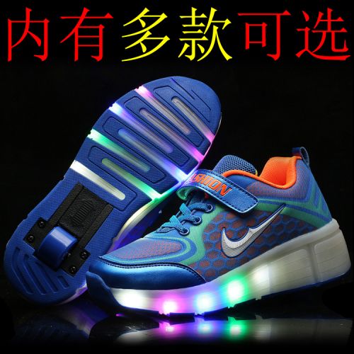 Chaussures à roulettes pour homme femme enfant - Ref 2564125