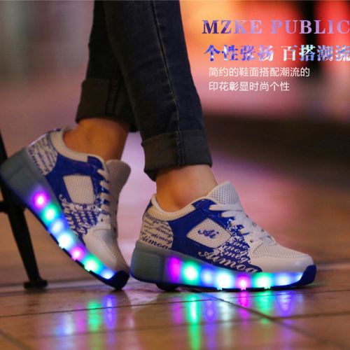 Chaussures à roulettes pour homme femme enfant - Ref 2564145