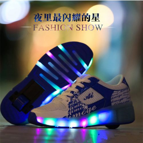 Chaussures à roulettes pour homme femme - Ref 2564338