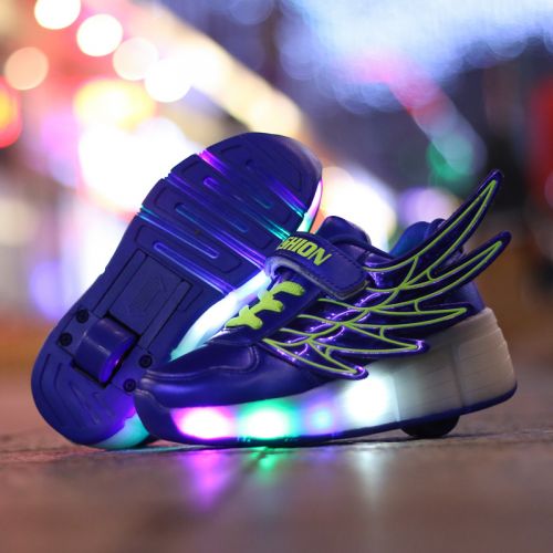 Chaussures à roulettes pour homme femme enfant - Ref 2564473