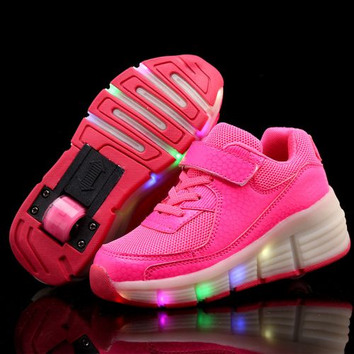 Chaussures à roulettes pour homme femme enfant - Ref 2564629
