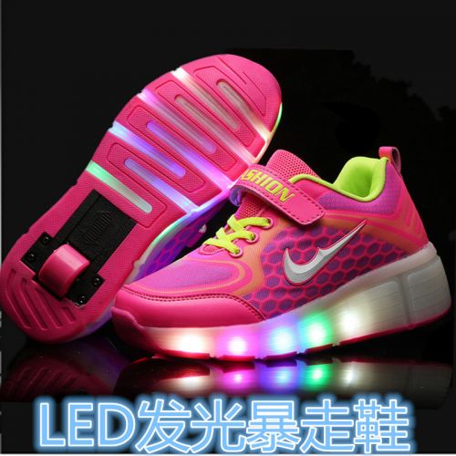 Chaussures à roulettes pour homme femme enfant PHTEER - Ref 2565021