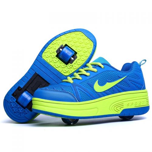 Chaussures à roulettes pour homme femme enfant - Ref 2565113