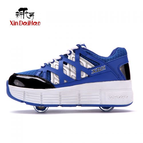 Chaussures à roulettes pour homme femme enfant - Ref 2565136