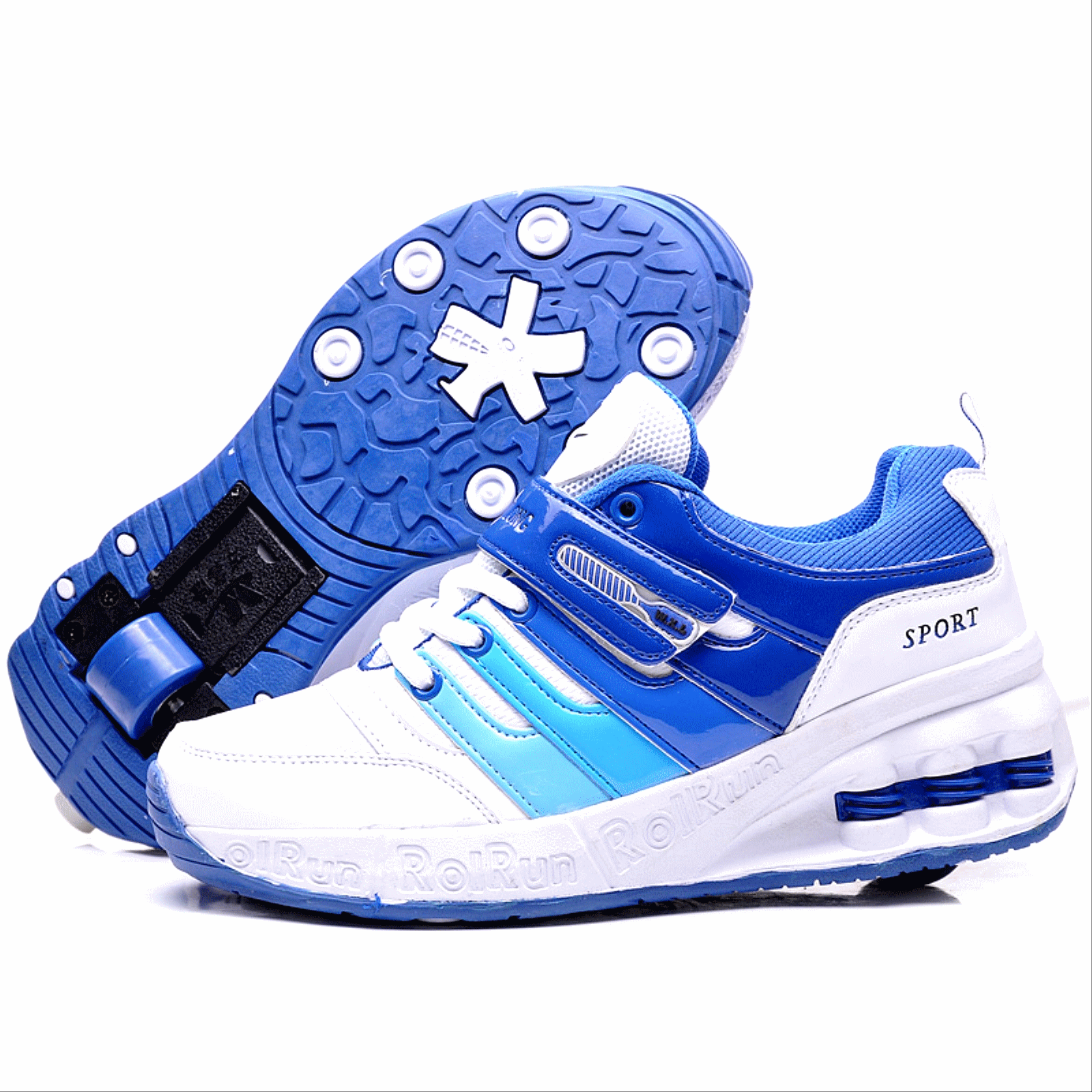 Chaussures à roulettes pour homme femme enfant - Ref 2565189