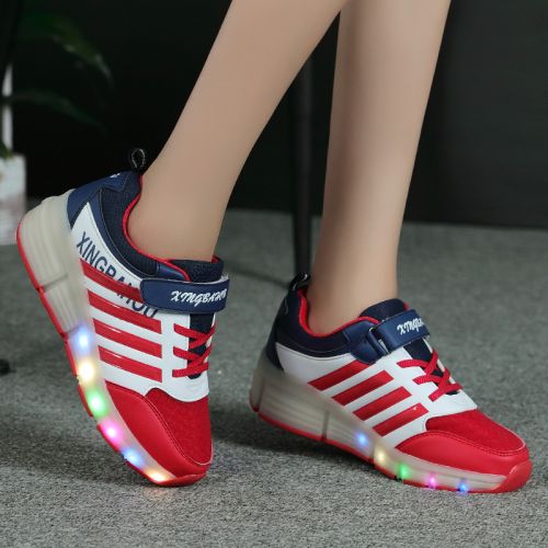 Chaussures à roulettes pour homme femme enfant - Ref 2565427