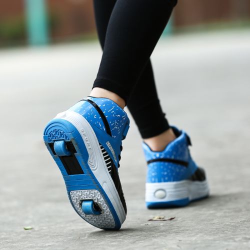Chaussures à roulettes pour homme femme enfant - Ref 2565880